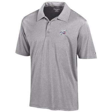 Champion Grey Heathered F-Fist Polo