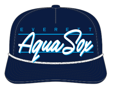 Everett AquaSox Navy Condor '47 Hitch Cap