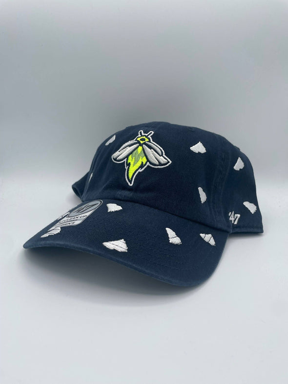 Columbia Fireflies Women's Navy Confetti Cap