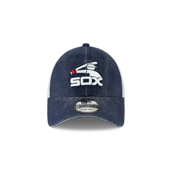 New Era Chicago White Sox Cooperstown Washed Trucker 9FORTY Cap