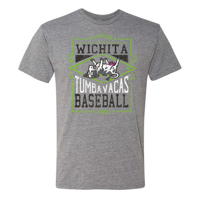 Wichita Wind Surge Adult Grey Tumba Vacas COPA Classic Tee