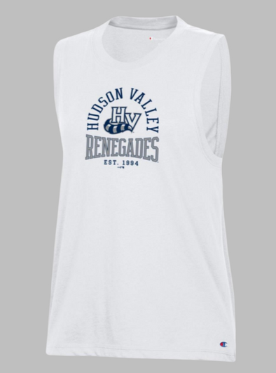 HVR W Champion Core Muscle Tank-White