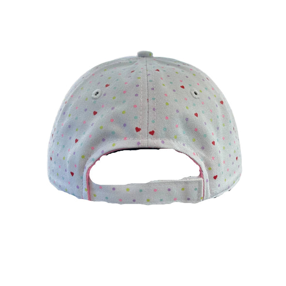 South Bend Cubs Girls Adjustable Hearts Cap