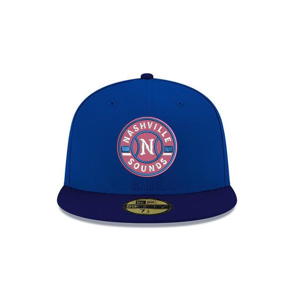 Nashville Sounds x Big League Chew New Era 59FIFTY Curveball Cotton Candy Hat