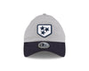 Nashville Sounds New Era Grey & Navy Casual Classic Plate Logo Hat