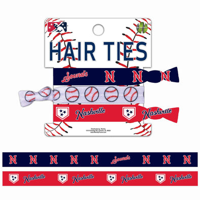 Nashville Sounds Hair Ties 3 Pack