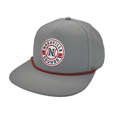 Nashville Sounds Stealth Grey Buxton Pro Primary Logo Hat