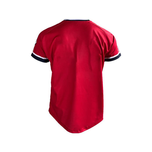 Nashville Sounds Youth Replica Red Alternate Jersey