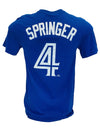 Nike George Springer # 4 Player Name & Number Tee