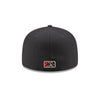 Nashville Sounds New Era 5950 Dark Graphite Lockup Logo Hat