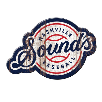Nashville Sounds Lockup Logo Acrylic Magnet