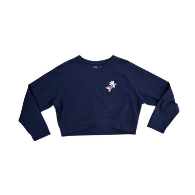 Toronto Blue Jays Palm Logo Elevation Crop Top