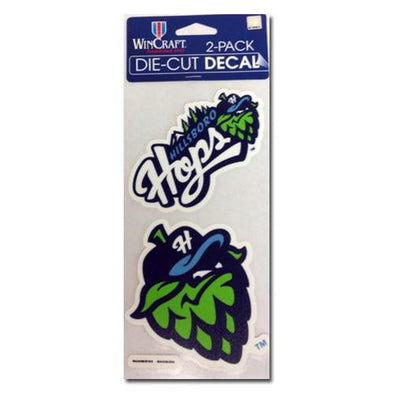 Hops Decals - 2 pack, Hillsboro Hops