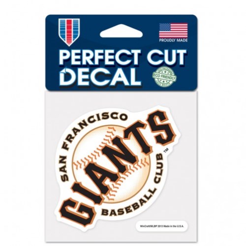 DECAL 4X4 GIANTS BALL - SAN FRANCISCO GIANTS