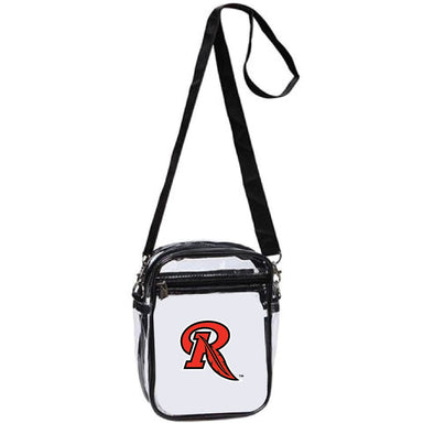 Rochester Red Wings Clear Crossbody Bag with Feather R Logo