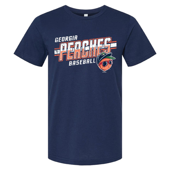 Gwinnett Stripers Bimm Ridder Peaches Dimaggo  Short Sleeve Tee