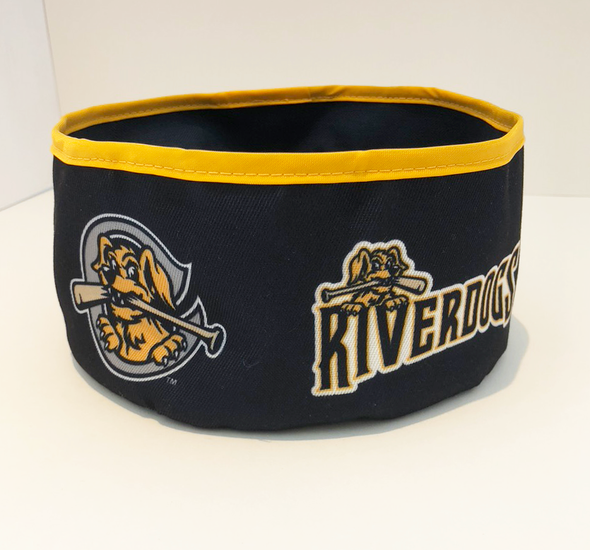 Charleston RiverDogs Collapsible Dog Bowl