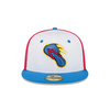 San Antonio Missions Flying Chanclas De San Antonio Alternate Pinwheel 5950 Fitted Cap and Ticket Voucher Pack