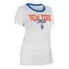 BRP NEW! NY Mets Women's White S/S T-Shirt