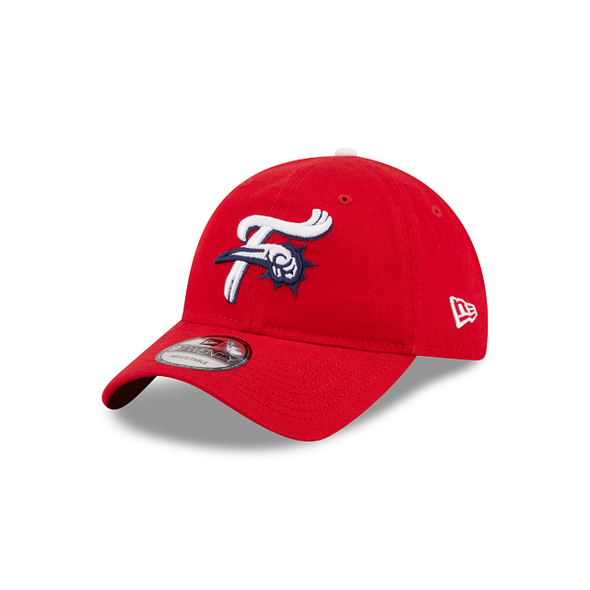 New Era 9Twenty Adult Red F-Fist Logo Adjustable Cap