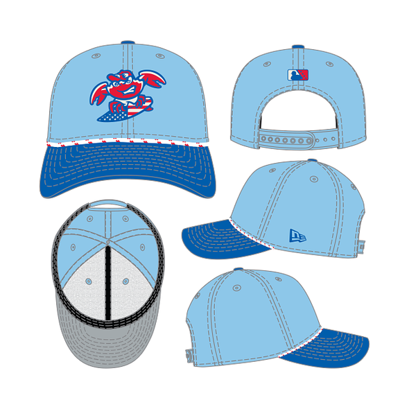 Jersey Shore BlueClaws New Era July 4th 970 Snapback Cap