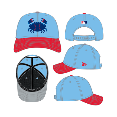 Jersey Shore BlueClaws New Era Player Replica 940 Alt 1 Crab Emblem Cap