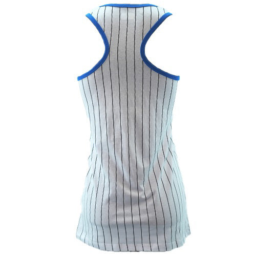 NE Women's pinstrip sequin tank