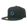 Dunedin Blue Jays Neon Blue Letter Black 5950