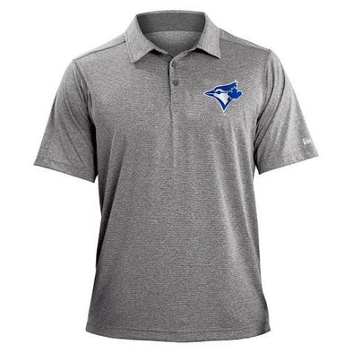 Toronto Blue Jays Striped Heather Poly Polo