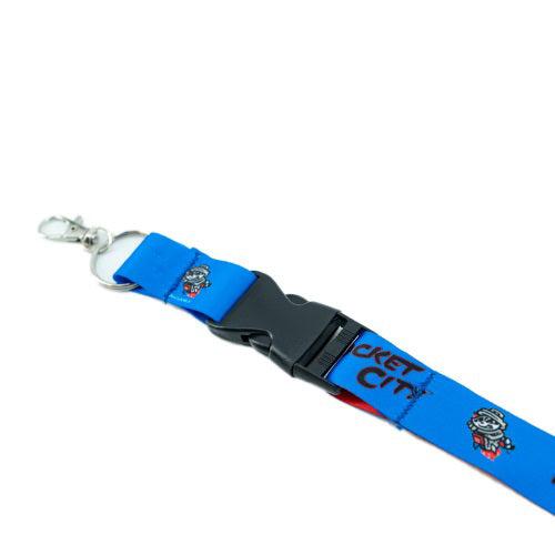 Royal/Red Buckle Lanyard