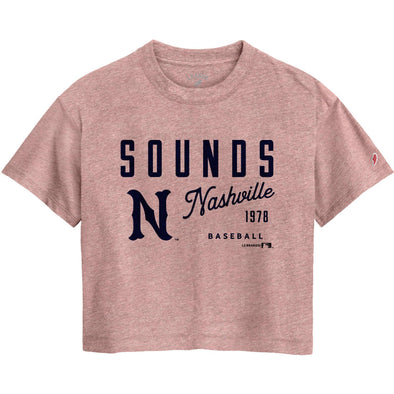 Nashville Sounds League Women's Heather Dusty Rose Intramural Midi Tee