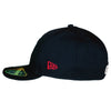 New Era 59-50 Low Profile Black Flag Fitted Cap