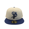 Saints New Era 59Fifty Cream & Royal Fitted Cap