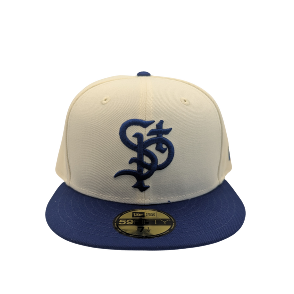 Saints New Era 59Fifty Cream & Royal Fitted Cap
