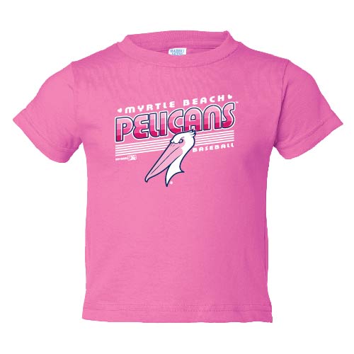 Myrtle Beach Pelicans Bimm Ridder Infant Raspberry Enchanting Tee
