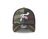 New Era 39Thirty Camo and Navy Neo F-Fist Stretch Fit Hat