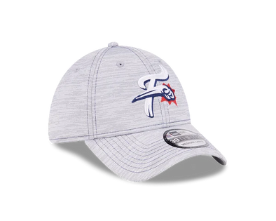 New Era 39Thirty Stretch Fit Gray F-Fist logo Hat
