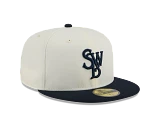 Scranton Wilke's-Barre RailRiders 59Fifty Cream SWB Cap