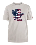 Great Lakes Loons 2024 New Era Stars and Stripes Tee