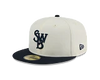 Scranton Wilke's-Barre RailRiders 59Fifty Cream SWB Cap