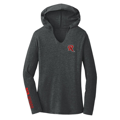 Rochester Red Wings Womens Long Sleeve Tee with Hood