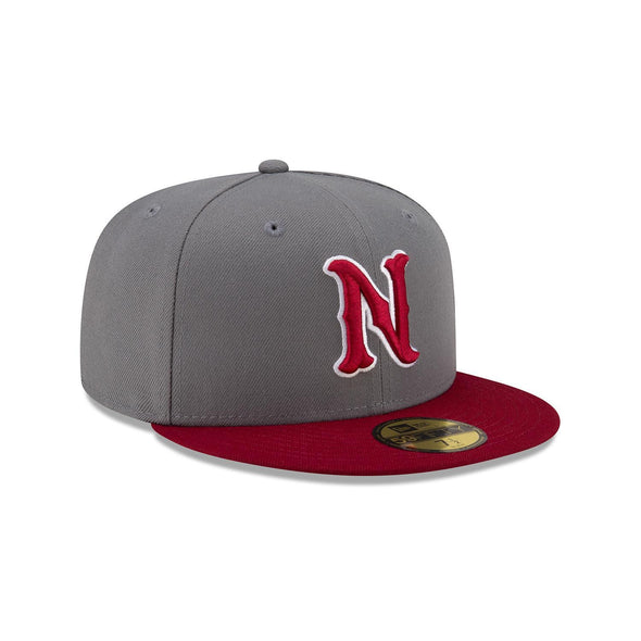 Nashville Sounds New Era 59FIFTY Storm Grey Cardinal N Logo Hat