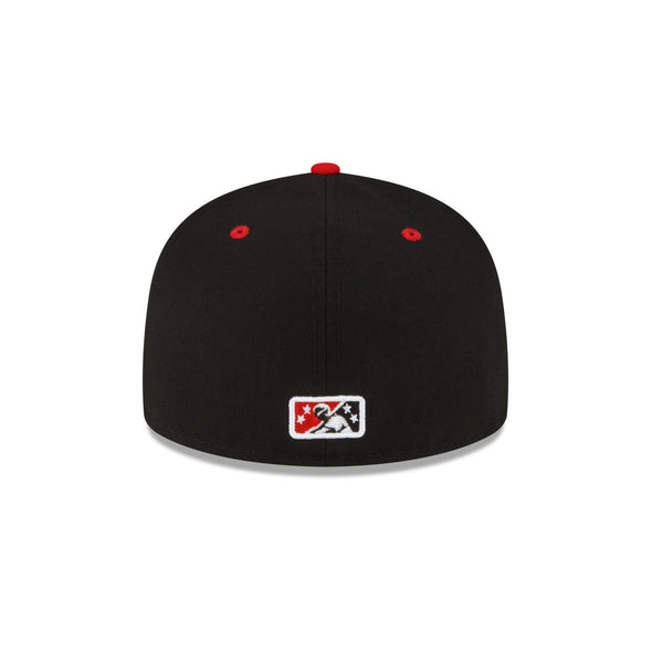 Nashville Sounds New Era 59FIFTY Black Note Logo Hat