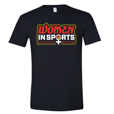 Rochester Red Wings "Women in Sports" Crewneck T-Shirt