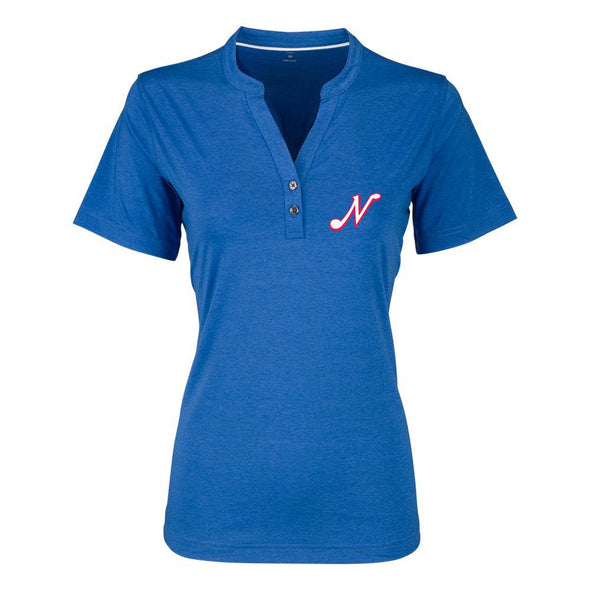 Nashville Sounds Women's Royal Throwback Boca Polo