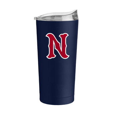 Nashville Sounds Logo Brands 20oz Navy Powder Coated Tumbler