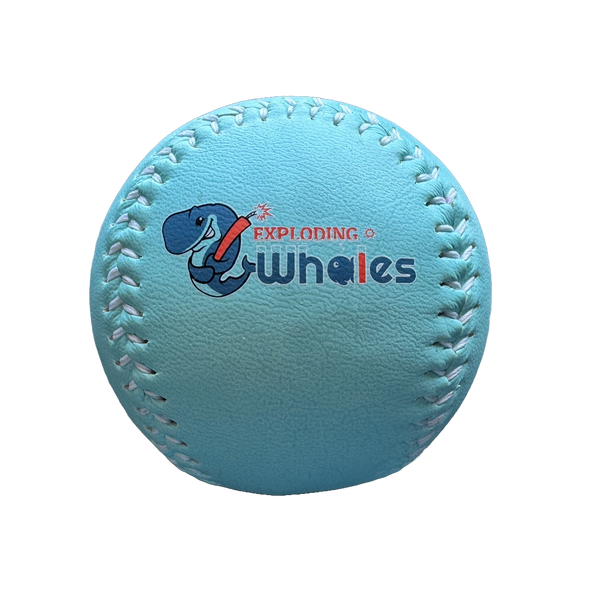 Eugene Emeralds Exploding Whales BWM Light Blue Baseball