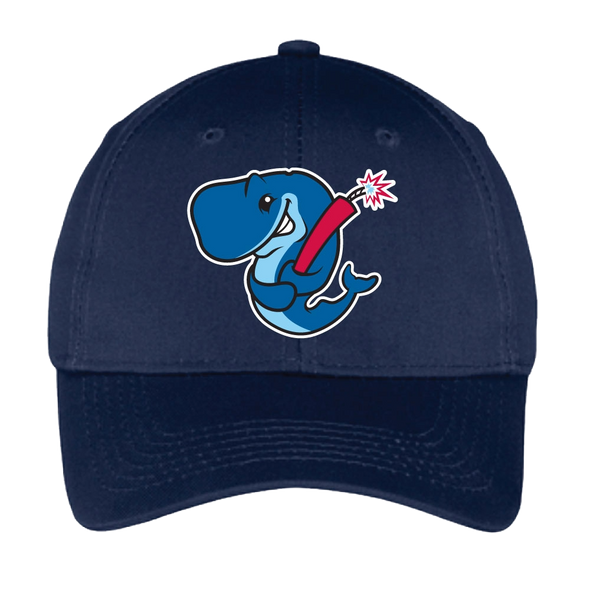 Eugene Emeralds Exploding Whales Navy Youth Cap