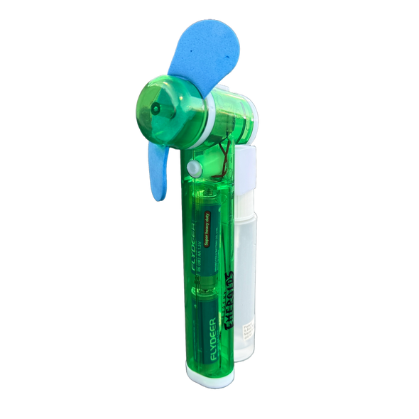 Eugene Emeralds Handheld Misting Fan