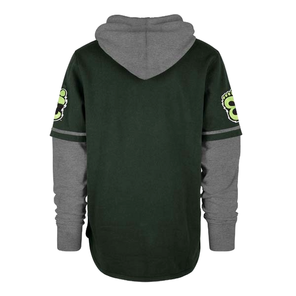 Eugene Emeralds '47 Brand Two-Tone Hooded Sweatshirt